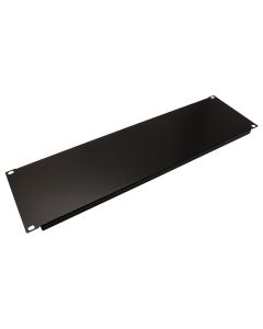 XtendLan 3U záslepka 19", černá, kovová