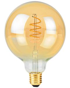 NEDIS LED žárovka E27/ G95/ 3,8 W/ 220 V/ 250 lm/ 2100 K/ stmívatelná/ extra teplá bílá/ retro styl