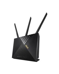 ASUS 4G-AX56, Dvoupásmový WiFi 6 AX1800 LTE router, Cat.6 300Mb/s Captive Portal, síťové zabezpečení AiProtection