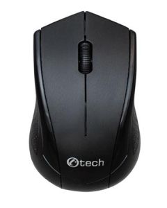 C-TECH myš WLM-07, černá, bezdrátová, 1200DPI, 3 tlačíteka, USB nano receiver