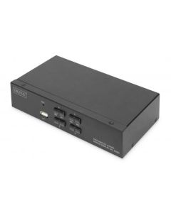 DIGITUS KVM přepínač, 4 porty, jeden displej, 4K, HDMI1 x QIG