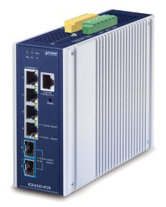 Planet IGS-6325-4T2X průmyslový L3 switch, 4x1Gb, 2x10Gb SFP+, 9-48VDC, -40~75°C, IP30, fanless