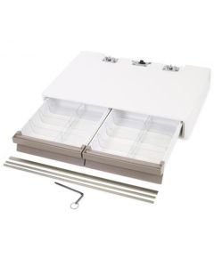ERGOTRON CareFit™ Pro Double Drawer, dodatečný šuplík k vozíku Carefit