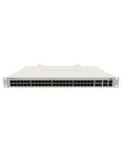 MikroTik CRS354-48G-4S+2Q+RM 650MHz CPU, 64MB, 48x GbE, 4x 10 Gbps SFP+, 2x 40 Gbps QSFP+, 2x PSU,1U, L5