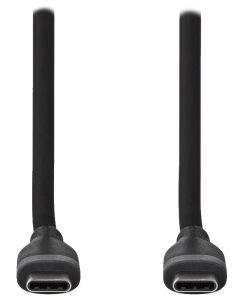 NEDIS kabel USB 2.0/ USB-C zástrčka - USB-C zástrčka/ 60 W/ černý/ box/ 1,5m