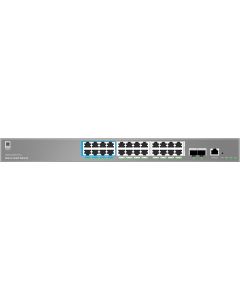 Grandstream GWN7803PH Pro L2++, Managed switch, 24x 1Gb RJ45, PoE, SFP+