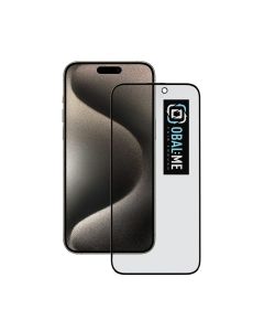 OBAL:ME Privacy 5D Tvrzené Sklo pro Apple iPhone 15 Pro Max Black