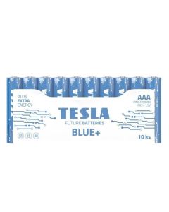 TESLA BLUE+ Zinc Carbon baterie AAA (R03, mikrotužková, fólie) 10 ks