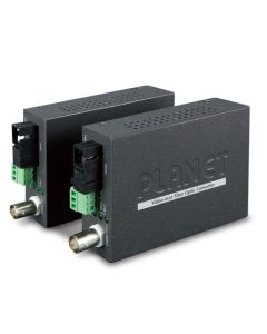 Planet VF-106G-KIT opto konvertor, 1x video (AHD/TVI/CVI/CVBS), 1x RS-485, singlemode (SC), pár