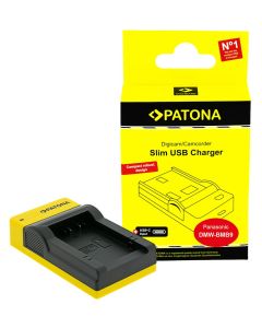 PATONA nabíječka Foto Panasonic DMW-BMB9 slim, USB-C