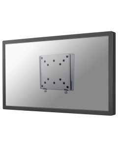 Neomounts FPMA-W25/Držák displeje/na stěnu/10-30"/fixní/VESA 100X100/nosn. 30kg/ultra tenký/stříbrný