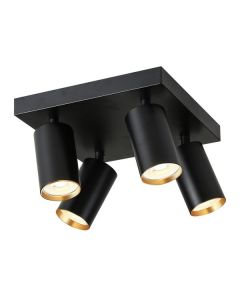 IMMAX NEO PUNTO-4S SMART bodové svítidlo čtverec 4 hlavy, GU10 4,8W, RGB+CCT, Zigbee 3.0, TUYA