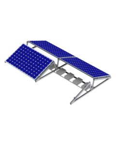 Solarmi kompletní držák SC pro uchycení 8ks sol. panelů na plochou střechu, typ východ-západ, 35mm, 1134mm