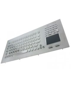 KB020 – Průmyslová nerezová klávesnice s touchpadem do panelu, CZ, USB, IP65