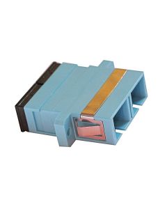 XtendLan SC-SC duplex adapter MM, OM3, azurová, do optických rozvaděčů