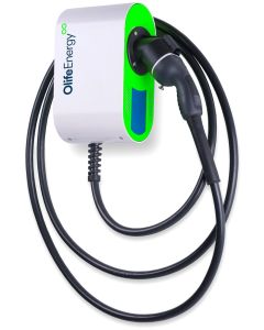 OlifeEnergy EV nabíječ elektromobilů BASE AC 22kW, Wallbox, Type2, rovný kabel, RFID, automód
