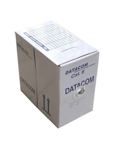 DATACOM kabel drát C6 UTP PVC 305m box šedý