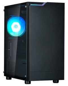 Zalman skříň T4 Plus / miniT / 1x120mm fan ARGB / USB 2.0 / USB 3.0 / tvrzené sklo / černá