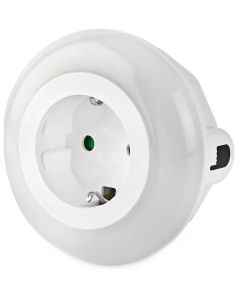 NEDIS LED noční světlo do zásuvky/ denní/noční senzor/ 3680 W/ 10 lm/ bílá / modrá / zelená