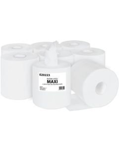 Pap. ručníky v roli Maxi 2vrstvé,bílý recykl,6rolí