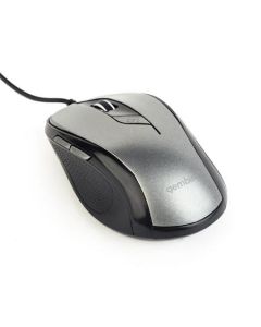 Gembird Myš MUS-6B-01, černo-stříbrná, USB