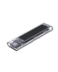 Gembird Externí box pro M.2 NVMe disky, USB 3.0, hliník a plast, černý