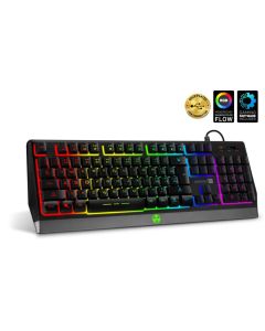 CONNECT IT BATTLE RGB herní klávesnice (CZ+SK verze), ČERNÁ