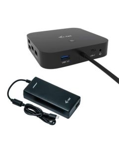 i-tec USB-C HDMI DP Docking Station with Power Delivery 100 W + i-tec Universal Charger 112W