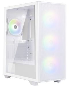 POŠKOZENÝ OBAL - BitFenix skříň Flow FRGB/ ATX / 4x120mm FRGB fan / 2xUSB 3.0  / tvrzené sklo / bílá