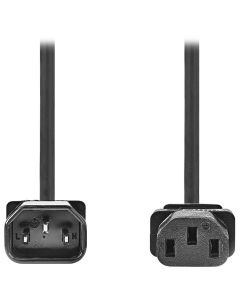 NEDIS napájecí prodlužovací kabel/ konektor IEC-320-C14/ konektor IEC-320-C13/ černý/ bulk/ 5m