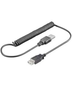 PremiumCord USB 2.0 kabel prodlužovací kroucený, A-A, 50cm až 150cm