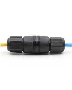 OPTIX Stíněná vodotěsná RJ45 kabelová spojka Cat6, krytí IP-67