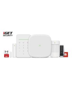 iGET SECURITY M5-4G Premium - Inteligentní bezdrátový 4G LTE/WiFi/Ethernet/GSM zabezpečovací systém s ovládáním IP kamer