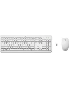 HP Bezdrátová klávesnice a myš HP 230 - bílá CZ/SK