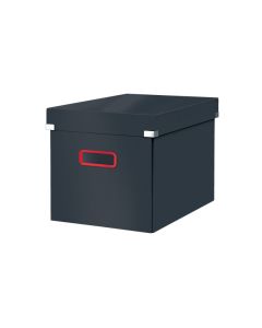 LEITZ Čtvercová krabice  Click&Store COSY, velikost L (A4), sametově šedá