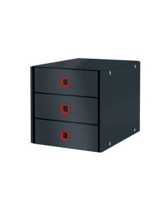 LEITZ Zásuvkový box  Click&Store COSY, 3 zásuvky, sametově šedá