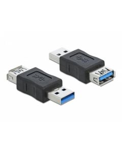 Delock Blokátor přenosů dat ze zástrčkového adaptéru USB 3.0 Typu-A na zásuvkový Typu-A