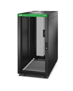 APC Easy Rack 600mm/24U/1000mm , with Roof, Side panel, castors, feet and 4 Brackets, No Bottom, black