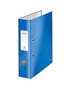 Pákový pořadač Leitz WOW 180° - A4, 8 cm, modrý