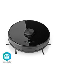 Nedis WIFIVCL001CBK- Robotický Vysavač | Laserová navigace | Wi-Fi | Kapacita Sběrné Nádrže: 0.6 l 