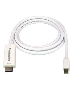 PremiumCord mini DisplayPort 1.2 na HDMI 2.0 kabel pro rozlišení 4Kx2K@60Hz, 2m