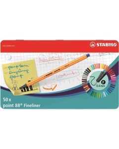 Liner Stabilo point 88, sada 47 barev, 50 ks