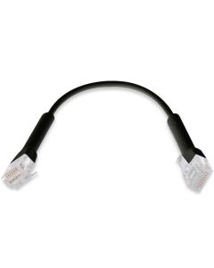 Ubiquiti UniFi Ethernet Patch Kabel - délka 0,1m, Cat6, černý