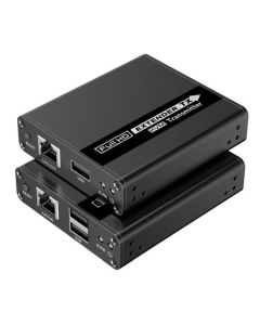 PremiumCord HDMI KVM extender 4K a FULL HD 1080p na 70m s přenosem USB