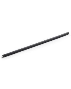 EURO STRAWS - Přírodní minerální brčko Cocktail 5x140mm, Charcoal Black, 250ks