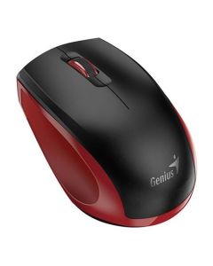 Genius NX-8006S , Myš, bezdrátová, optická, 1600dpi, 3 tlačítka, USB,tichá, černo-červená