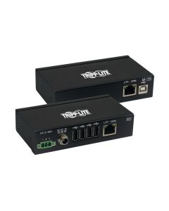 Extender, 4-port USB 2.0 přes Cat6, ESD ochrana, PoC, průmyslový, možnost montáže, 100mm