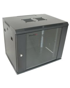 XtendLan 9U/600x600, na zeď, jednodílný, skleněné dveře