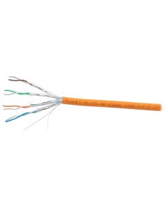 PLANET Elite kabel FTP, drát, Cat6A, 4p, 500MHz, LS0H, stíněný každý pár, oranžový, balení 500m, B2ca-s1a,d1,a1