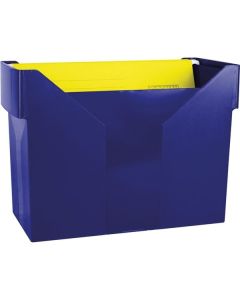 Box na záv. desky Donau vč.5 desek - plast., modrý